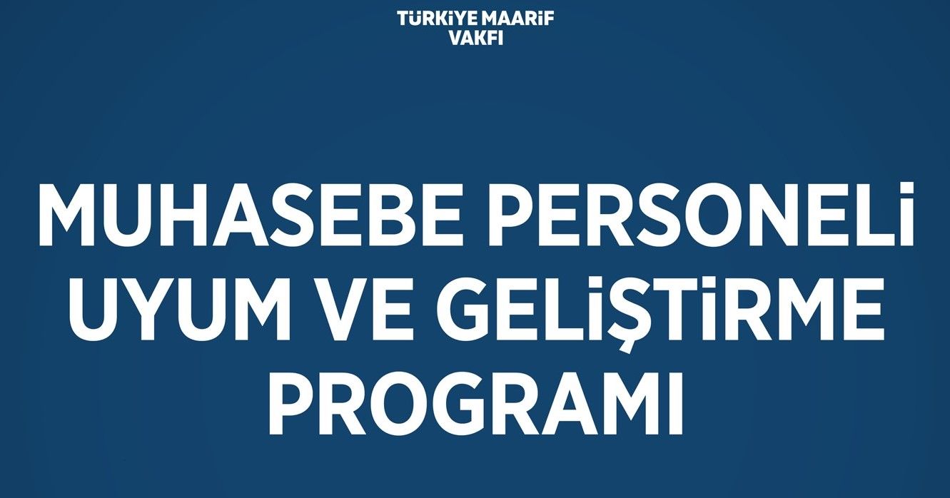 Muhasebe Personeli Uyum ve Geliştirme Programı